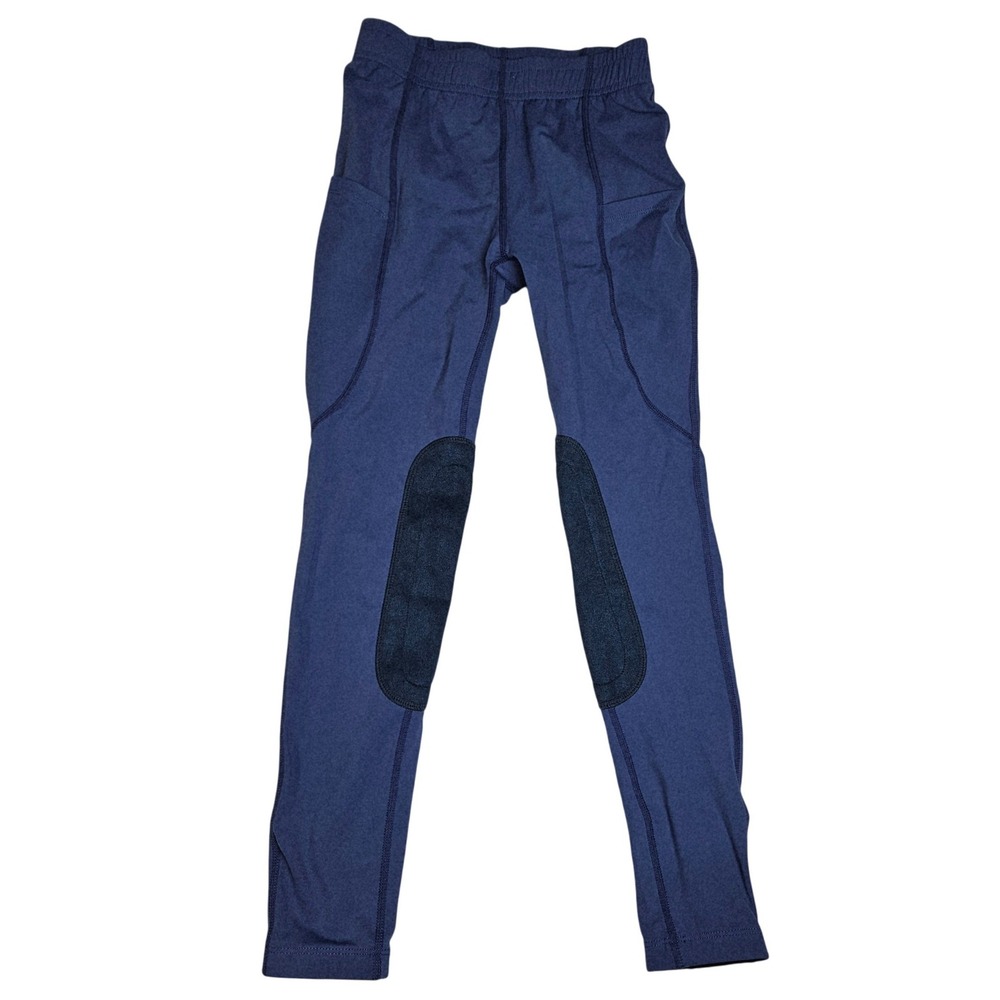 Baleaf Kids Blue Knee Patch Equestrian Riding Pants Breeches Youth‎ M Horse